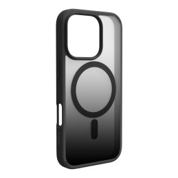 Puro Gradient MagSafe silikoninis dėklas skirtas iPhone 16 Pro - juodas