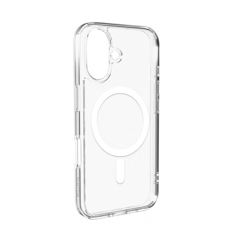 Puro Lite Mag MagSafe silikoninis dėklas iPhone 16 Plus - skaidrus