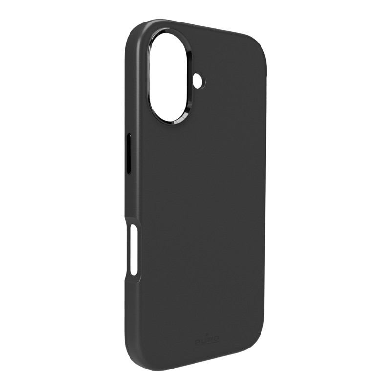 Puro Icon Mag Pro MagSafe silikoninis dėklas iPhone 16 Plus - juodas