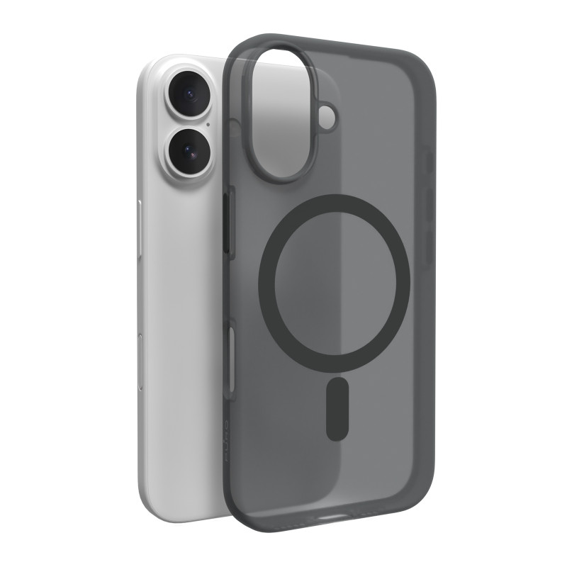 Puro Daylight MagSafe silikoninis dėklas iPhone 16 Plus - juodas