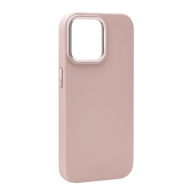 Puro Icon Mag Pro MagSafe silikoninis dėklas iPhone 15 Pro - rožinis