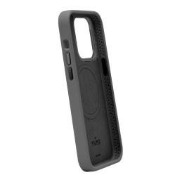 Puro Icon Mag Pro MagSafe silikoninis dėklas iPhone 15 Pro - juodas
