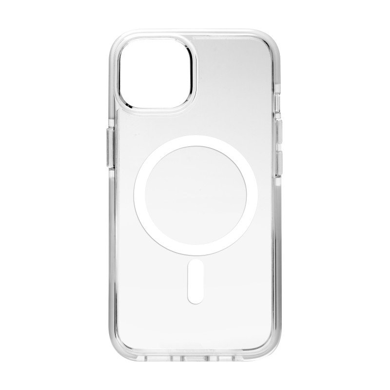 Puro Lite Mag Pro MagSafe silikoninis dėklas iPhone 15 - skaidrus