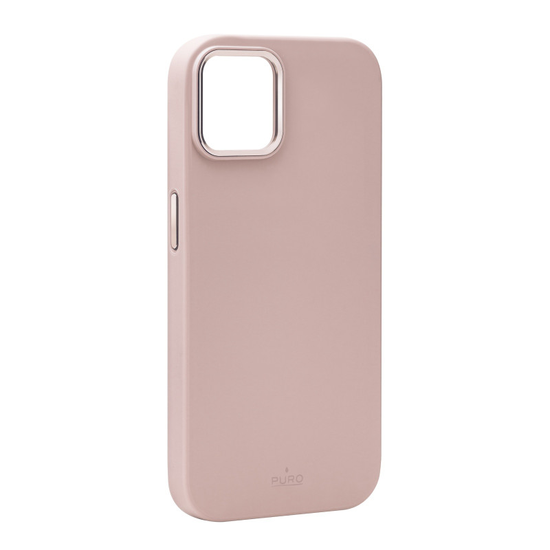 Puro Icon Mag Pro MagSafe silikoninis dėklas iPhone 15 - rožinis