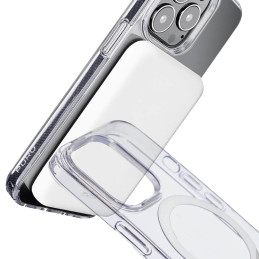 Puro Lite Mag MagSafe silikoninis dėklas iPhone 14 Pro - skaidrus