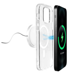 Puro Lite Mag MagSafe silikoninis dėklas iPhone 14 / 13 - skaidrus