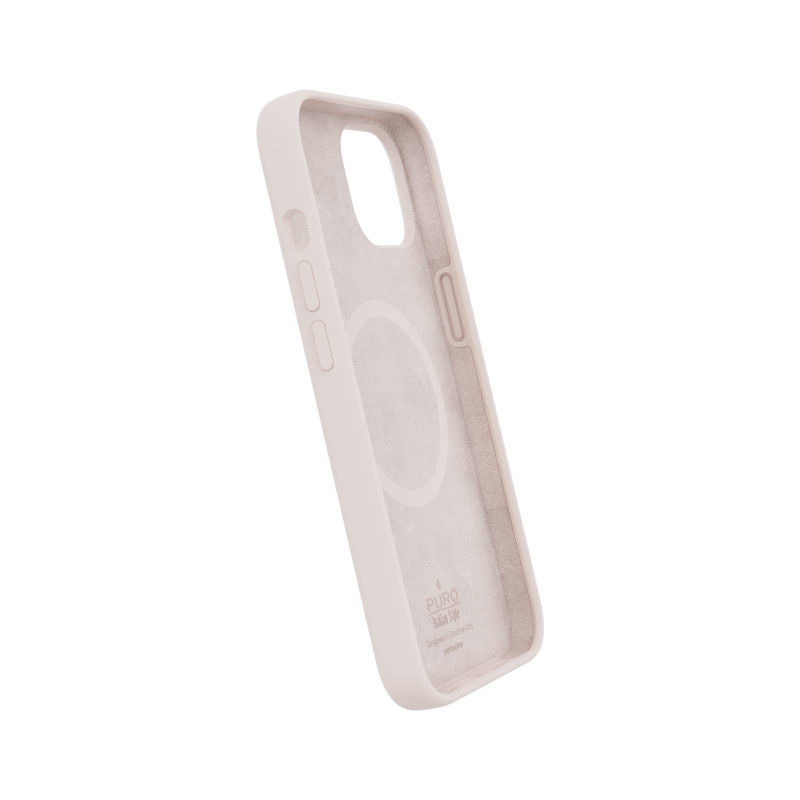 Puro Icon Mag Pro MagSafe silikoninis dėklas iPhone 13/ 14 - rožinis