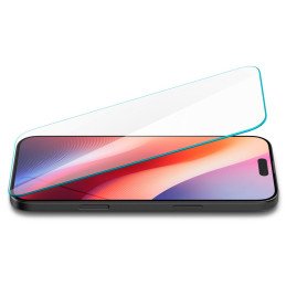 Spigen Glas.tR Plonas grūdintas stiklas, skirtas iPhone 15/ 16