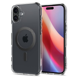 Spigen Ultra Hybrid MagSafe Carbon Fiber skirtas iPhone 16 - tamsiai pilka