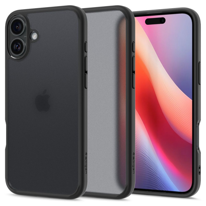 Spigen Ultra Hybrid MagSafe, skirtas iPhone 16 - juodas