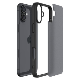 Spigen Ultra Hybrid MagSafe, skirtas iPhone 16 - juodas