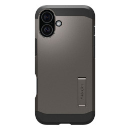 Spigen Tough Armor MagSafe dėklas su stovu iPhone 16 - gunmetal