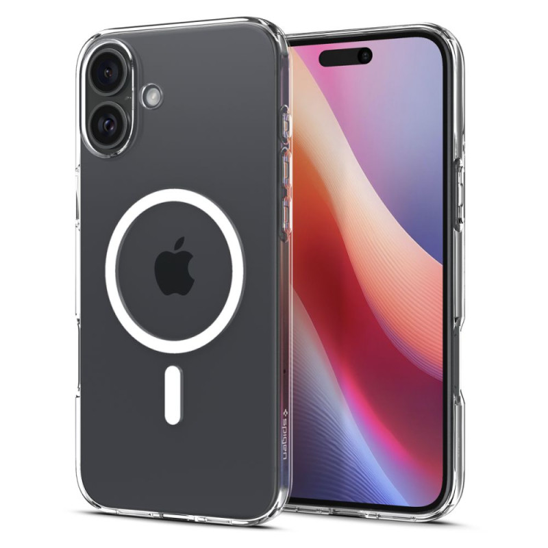 Spigen Liquid Crystal Mag dėklas su MagSafe iPhone 16 - skaidrus