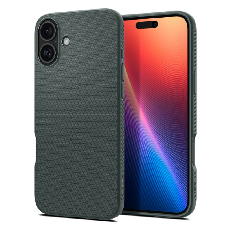 Spigen Liquid Air dėklas iPhone 16 - žalias