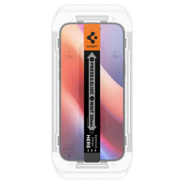 Spigen Glas.tR EZ Fit Privacy grūdintas stiklas iPhone 16 Pro - 2 vnt.