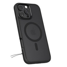Spigen Ultra Hybrid Mag dėklas su MagSafe, skirtas iPhone 16 Pro - juodas