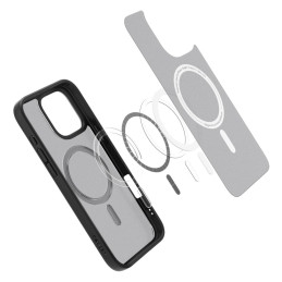 Spigen Ultra Hybrid Mag dėklas su MagSafe, skirtas iPhone 16 Pro - juodas
