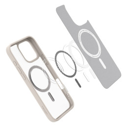 Spigen Ultra Hybrid Mag dėklas su MagSafe iPhone 16 Pro - titanas