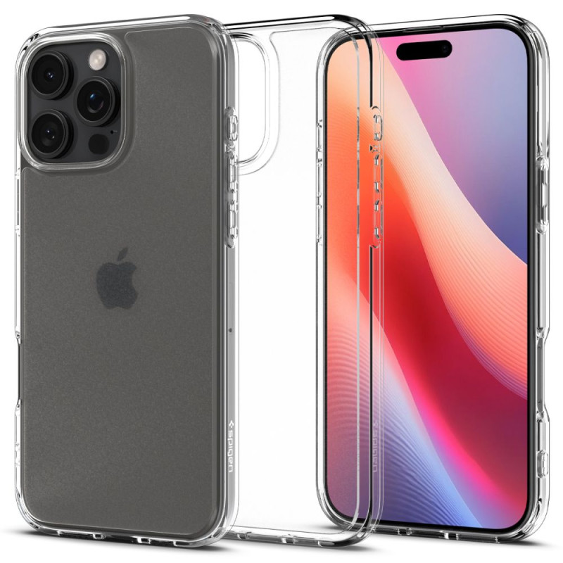 Spigen Ultra Hybrid dėklas iPhone 16 Pro - skaidrus