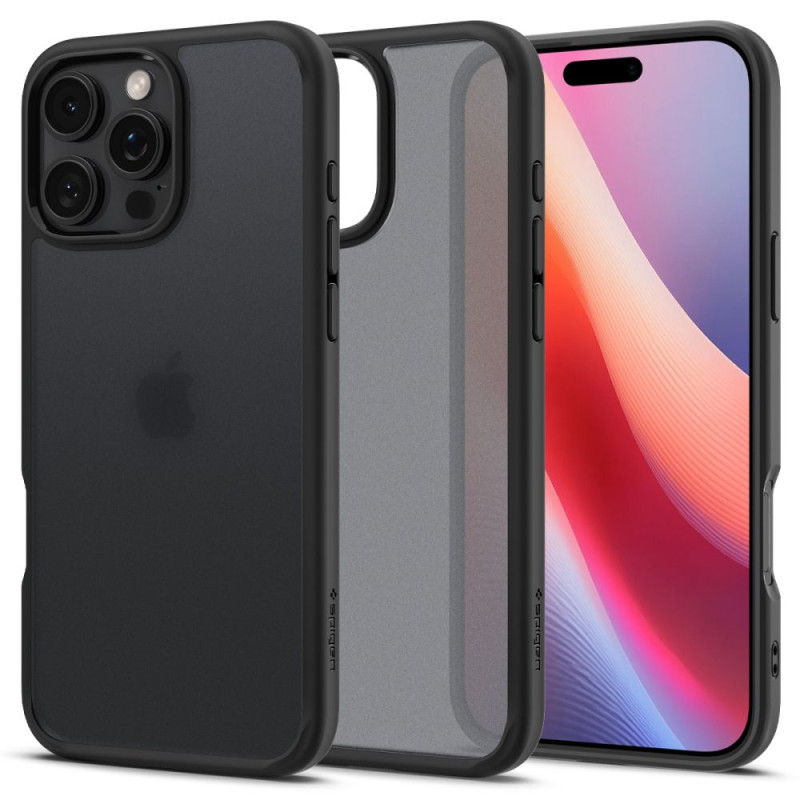 Spigen Ultra Hybrid dėklas iPhone 16 Pro - juodas
