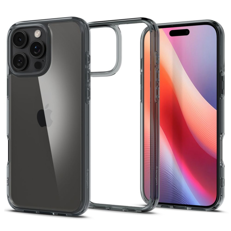 Spigen Ultra Hybrid dėklas iPhone 16 Pro - skaidrus