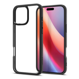 Spigen Ultra Hybrid dėklas iPhone 16 Pro - matinės juodos spalvos