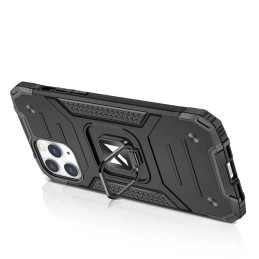 Wozinsky Ring Armor Armored Hybrid Case + Magnetinis laikiklis iPhone 13 Pro Max Silver