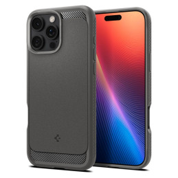 Spigen Rugged Armor MagSafe dėklas iPhone 16 Pro - pilkas