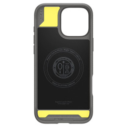 Spigen Rugged Armor MagSafe dėklas iPhone 16 Pro - pilkas