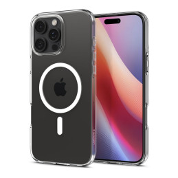 Spigen Liquid Crystal Mag MagSafe dėklas iPhone 16 Pro - skaidrus