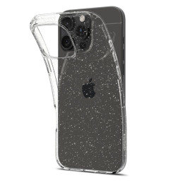 Spigen Liquid Crystal dėklas iPhone 16 Pro - skaidrus ir blizgantis