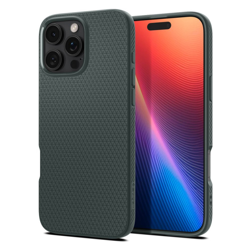 Spigen Liquid Air dėklas iPhone 16 Pro - žalias