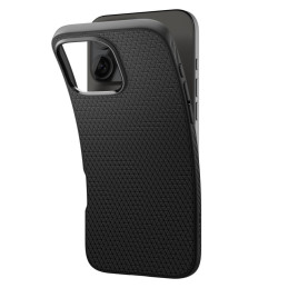 Spigen Liquid Air dėklas iPhone 16 Pro - juodas