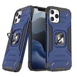 Wozinsky Ring Armor Armored hibridinis dėklo dangtelis + magnetinis laikiklis iPhone 13 Pro Max Blue