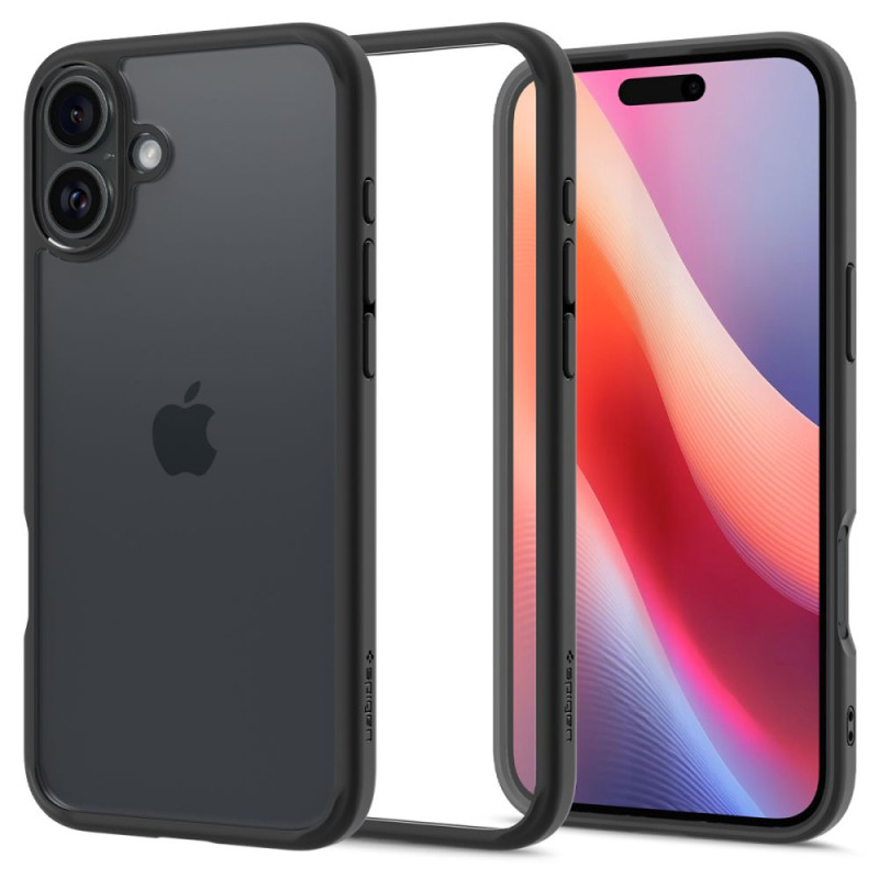 Spigen Ultra Hybrid dėklas skirtas iPhone 16 Plus - matinė juoda