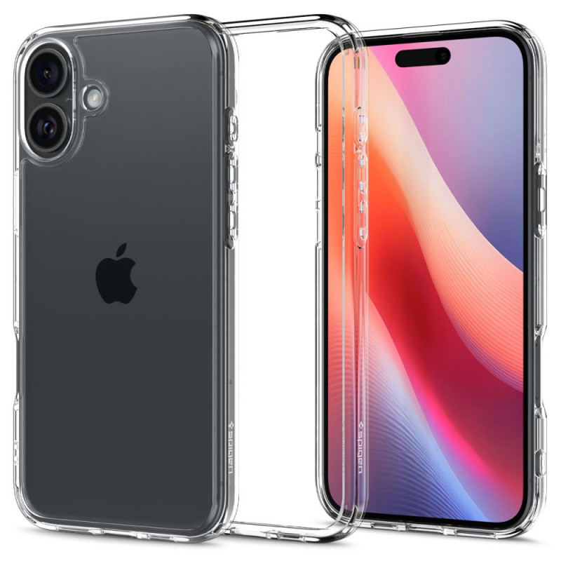 Spigen Ultra Hybrid dėklas iPhone 16 Plus - skaidrus