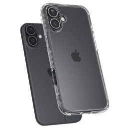 Spigen Ultra Hybrid dėklas iPhone 16 Plus - skaidrus