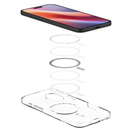 Spigen Liquid Crystal Mag dėklas su MagSafe iPhone 16 Plus - skaidrus