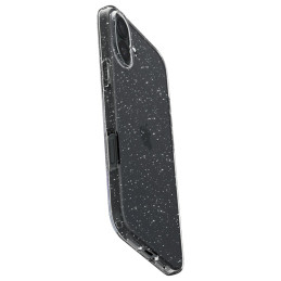 Spigen Liquid Crystal dėklas iPhone 16 Plus - skaidrus ir blizgantis