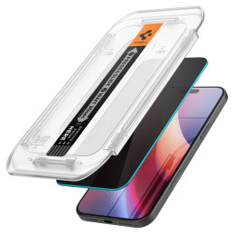 Spigen Glas.tR EZ Fit Privacy grūdintas stiklas skirtas iPhone 16 Pro Max - 2 vnt.