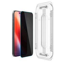 Spigen Glas.tR EZ Fit Privacy grūdintas stiklas skirtas iPhone 16 Pro Max - 2 vnt.