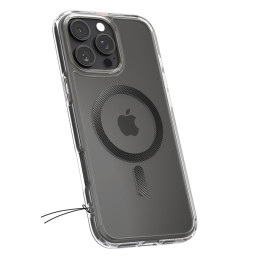 Spigen Ultra Hybrid Mag dėklas su MagSafe anglies pluoštu, skirtas iPhone 16 Pro Max - tamsiai pilka
