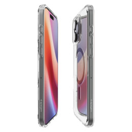 Spigen Ultra Hybrid Mag dėklas su MagSafe anglies pluoštu, skirtas iPhone 16 Pro Max - tamsiai pilka