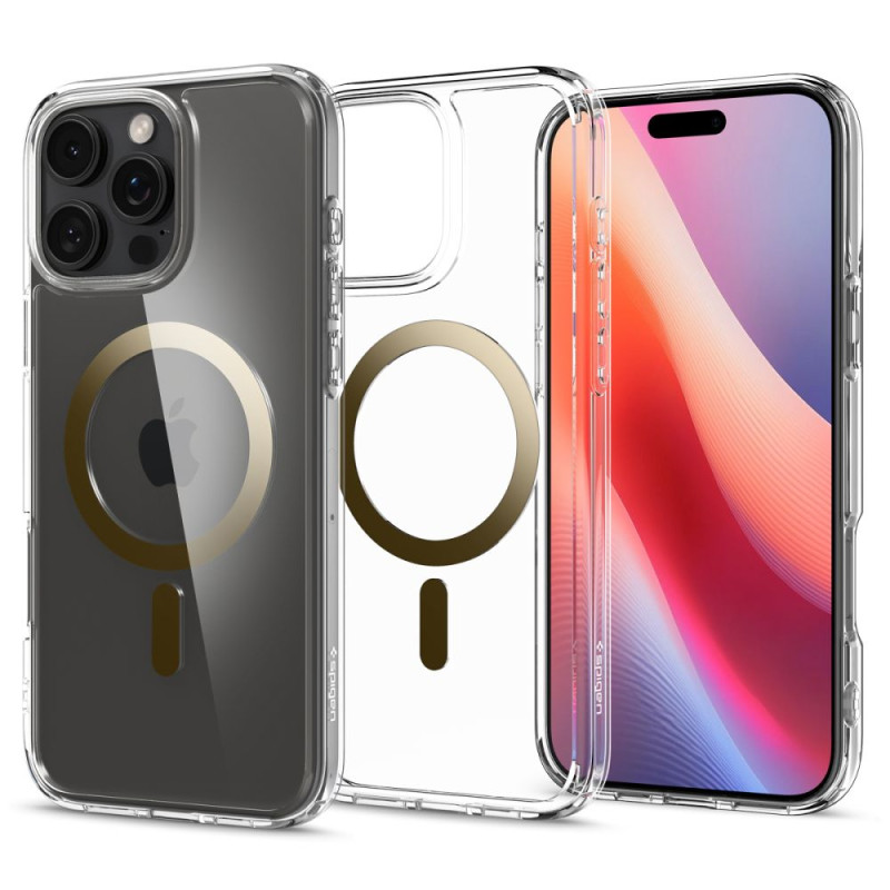 Spigen Ultra Hybrid Mag dėklas su MagSafe iPhone 16 Pro Max - auksinis