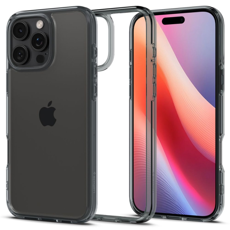 Spigen Ultra Hybrid dėklas, skirtas iPhone 16 Pro Max - skaidrus