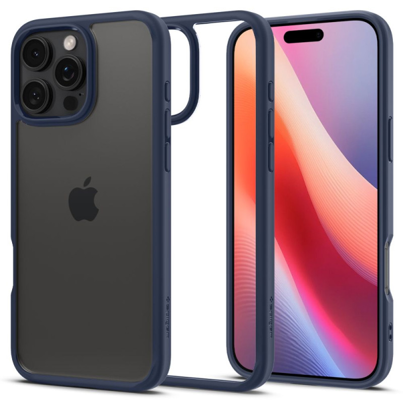 Spigen Ultra Hybrid dėklas, skirtas iPhone 16 Pro Max - mėlynas