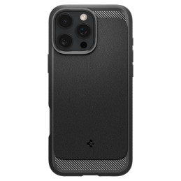 Spigen Rugged Armor MagSafe dėklas, skirtas iPhone 16 Pro Max - juodas