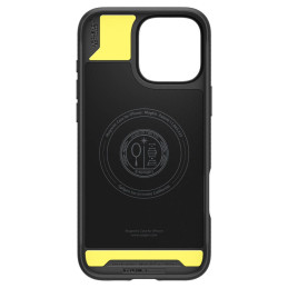 Spigen Rugged Armor MagSafe dėklas, skirtas iPhone 16 Pro Max - juodas