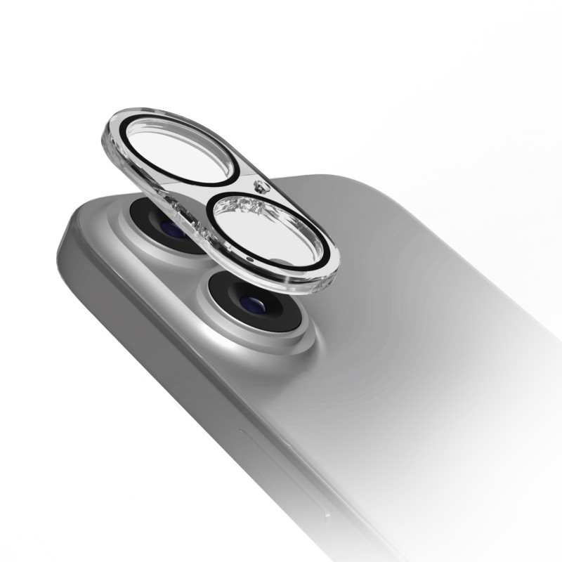 Grūdinto stiklo SBS Active Camera Lens D3O, skirtas iPhone 16 / 16 Plus