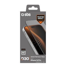 SBS grūdintas stiklas D3O grūdintas stiklas su rėmeliu, skirtas iPhone 16 Pro